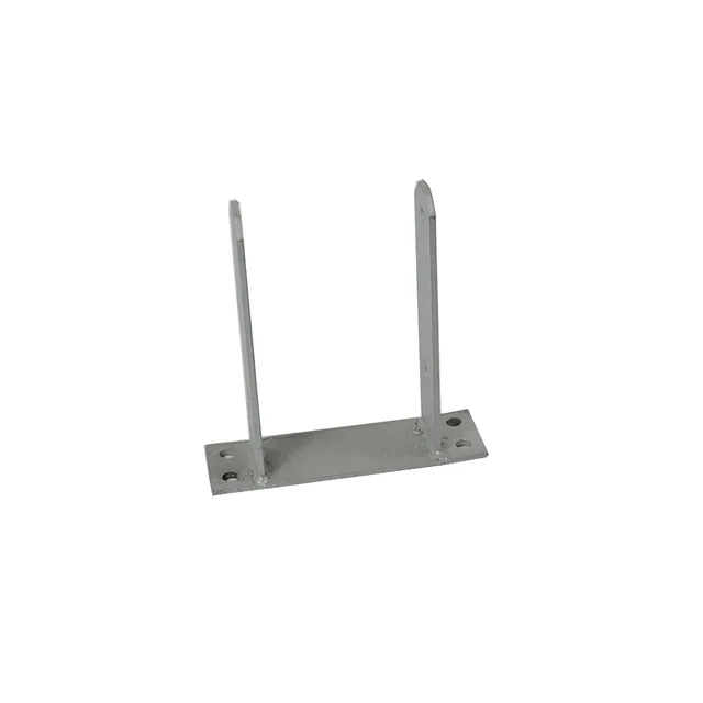IRON CRAFT NO DIG Hot dipped galvanized ground concrete fence support TT form support pole anchor 200mm