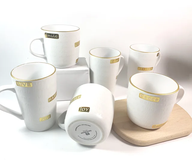 Ceramic gift mug with 3D decal