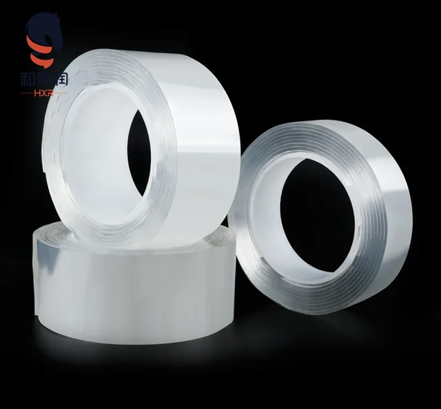 Double sided washable adhesive tape nano tape