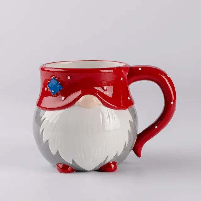 Ceramic Christmas Coffee Mug Santa Claus Character Holiday Gifts