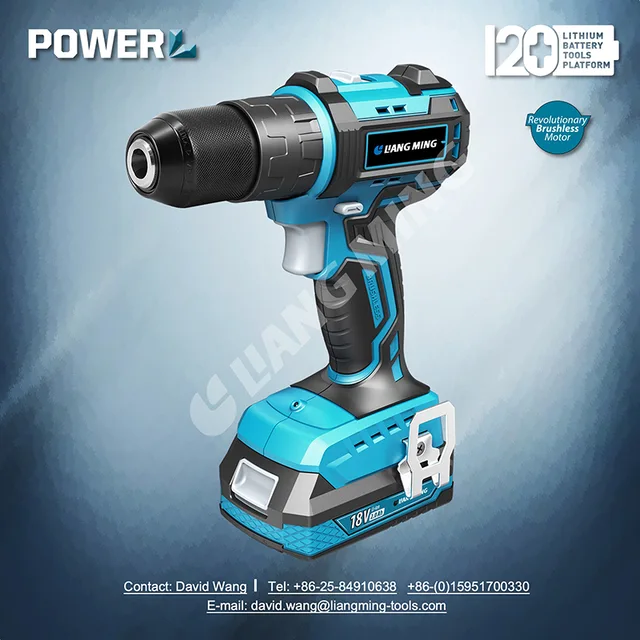 18V brushless lithium battery cordless hammer drill