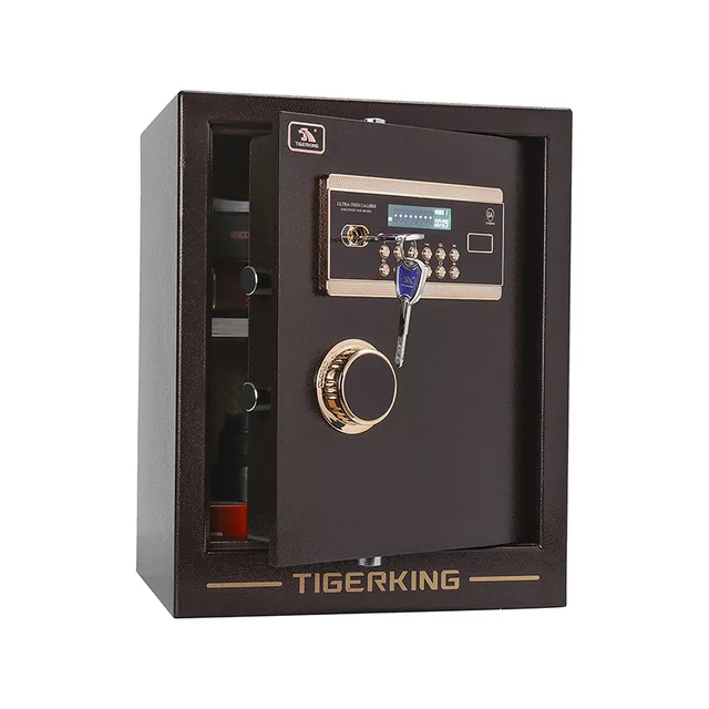 Hot selling electronic keypad lock safe solid steel protection jewelry and valuables High-grade safe