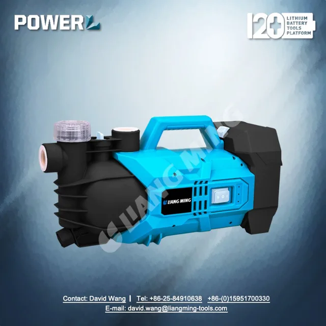 18V lithium battery cordless garden pump