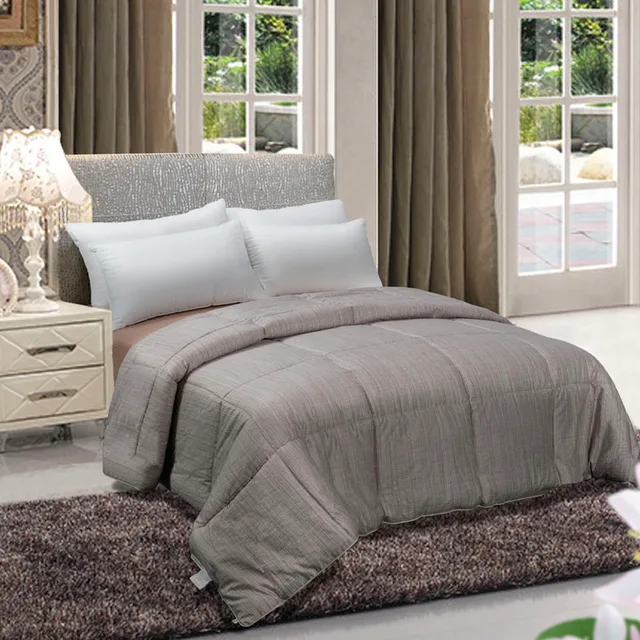 100% Cotton or 100% Microfiber Polyester Quilted Down Alternative Bedding Comforter Summer Quilt