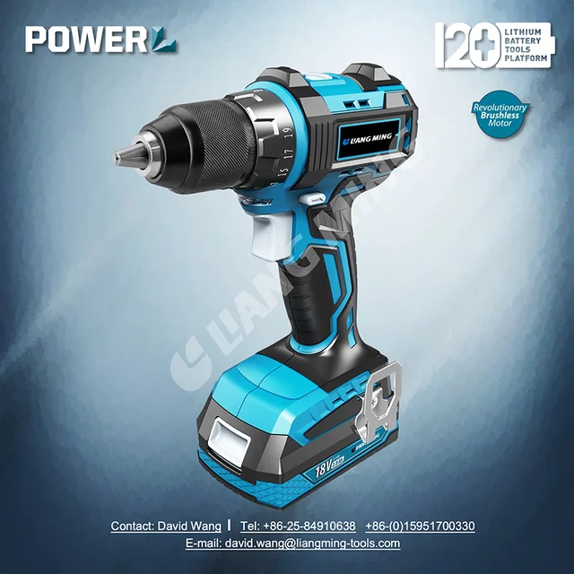 18V brushless lithium battery cordless drill