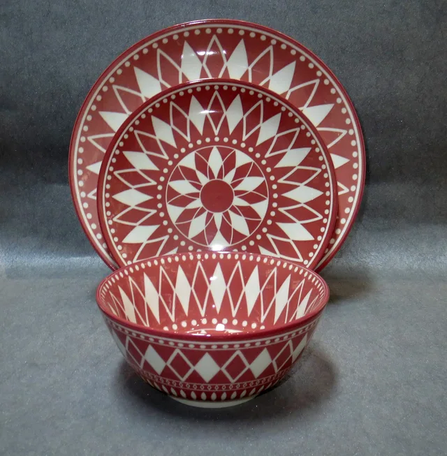 Pad Printing Stoneware Dinnerware