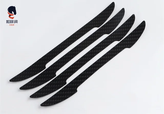 K5D Universal Carbon Fiber Car Door Handle Paint Scratch Protector Sticker