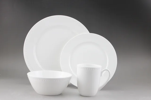 Bonechina Embossed Dinner Set
