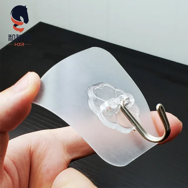 Stainless steel hook with strong adhesive waterproof hook
