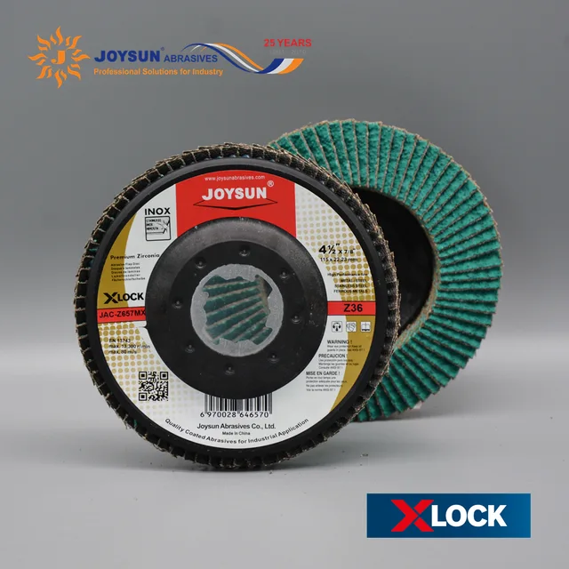 X-LOCK Z695MX Premium Zirconium Flap Disc