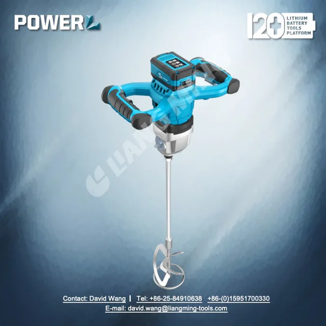 18V lithium battery brushless mixer