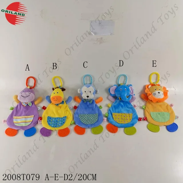 Baby doudou baby teething baby pacify toy with rattle soft toys