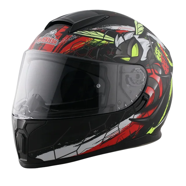 Double visors full face helmet M66 / Blacklion Helmet