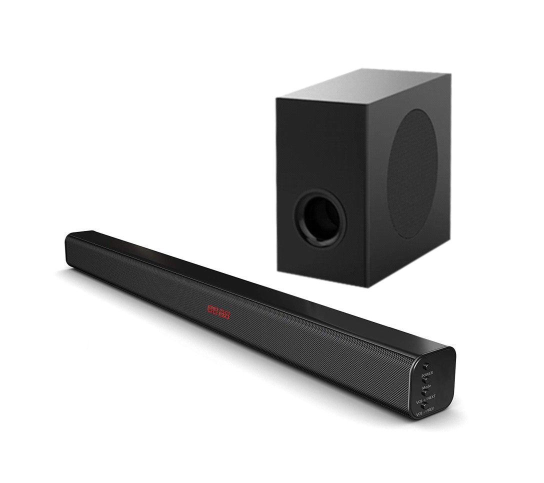 Bluetooth Wireless Sound bar with wried Subwoofer