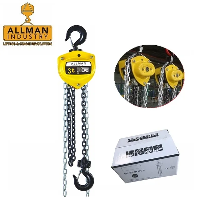 ALLMAN large capacity 20Ton ×3M Manual Chain Pulley Block (Model : HSZ-K)