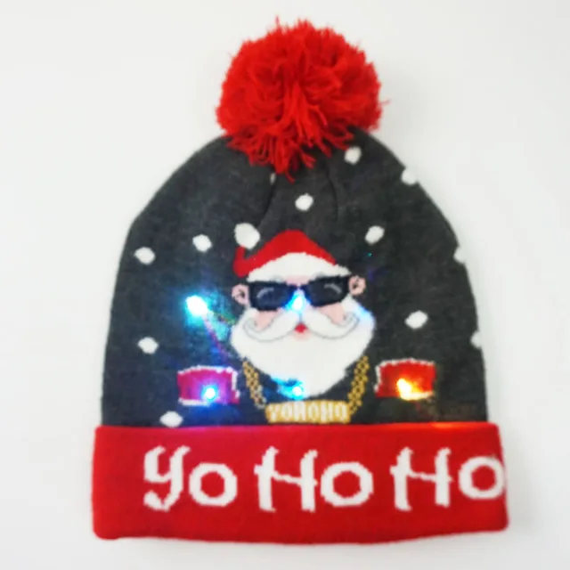 Christmas hat with LED light