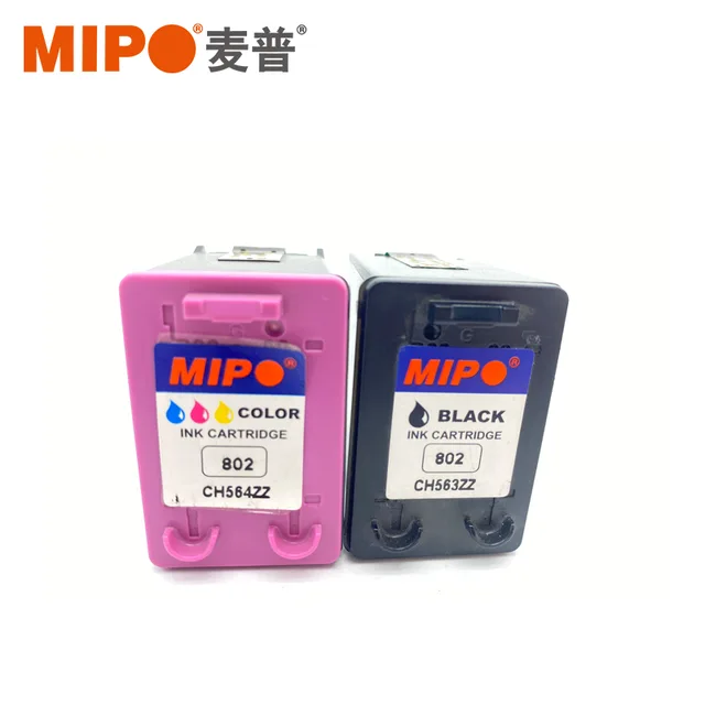 MIPO MP-HR802BK/C ink cartridge, applicable to HP Deskjet 1000/1050/2000/2050/2510/3050/3510