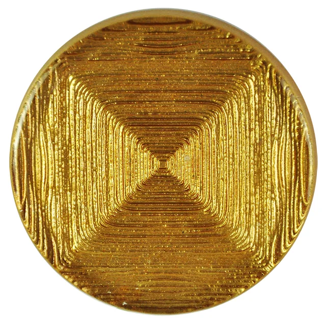 Glass coaster in gold