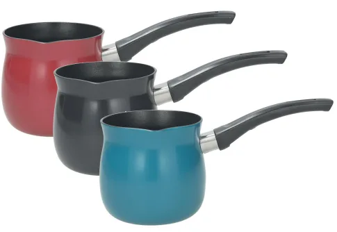 Pressed aluminum non-stick coffee cup