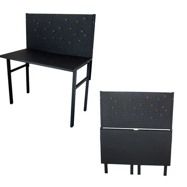 Steel work table with one drawer