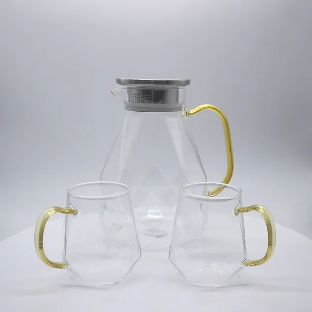 Borosilicate pitcher set
