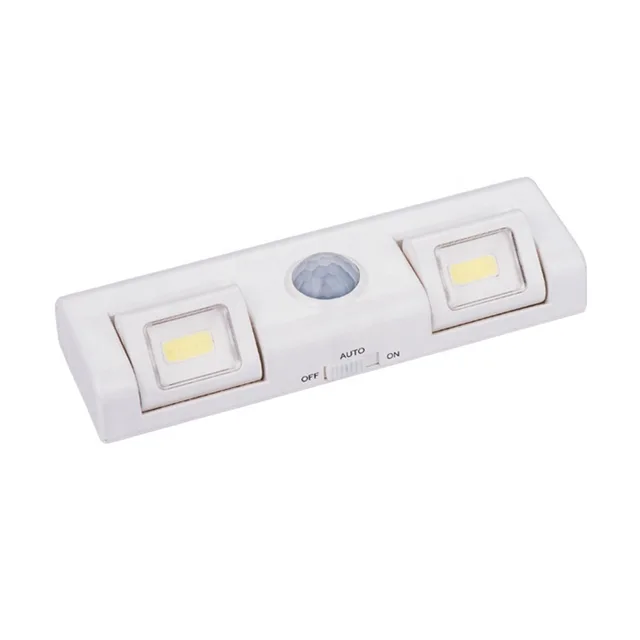 8 led Motion Sensor Night Light Pir Battery powered under cabinet bedside bar kids light hot factory
