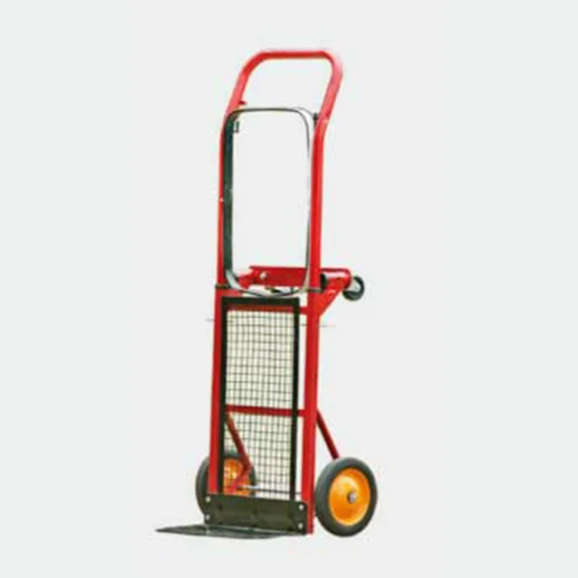 HAND TROLLEY WITH 8"RUBBER WHEEL AND 3" CASTOR WITH CAPACITY 80kgs HT-005