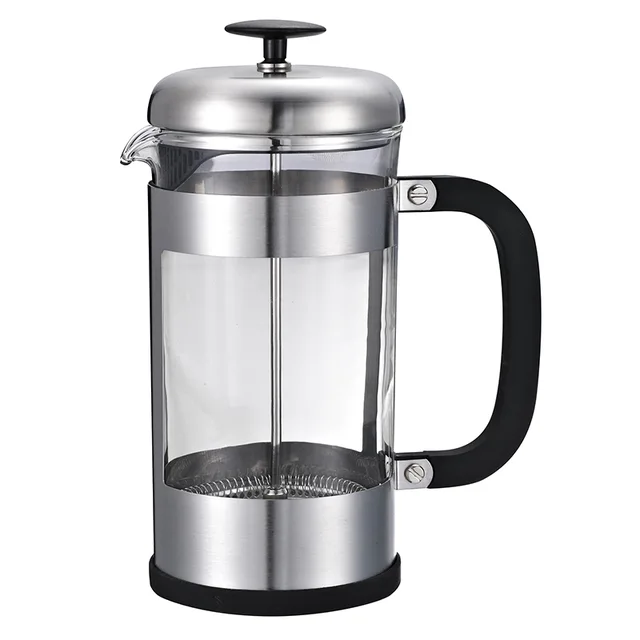 French press coffee tea maker coffee pot heat resistant borosilicate glass coffee plunger cafetiere