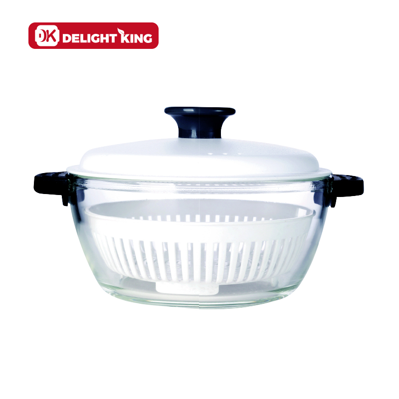 Glass casserole