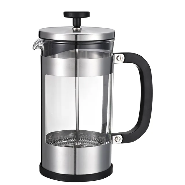 French press coffee tea maker coffee pot heat resistant borosilicate glass coffee plunger cafetiere