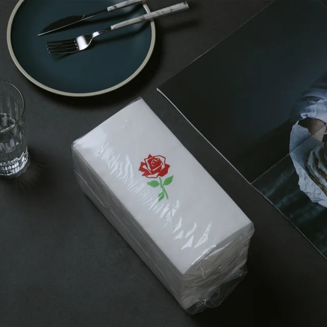 1Ply 1//8 Fold Air-laid Dinner Napkin