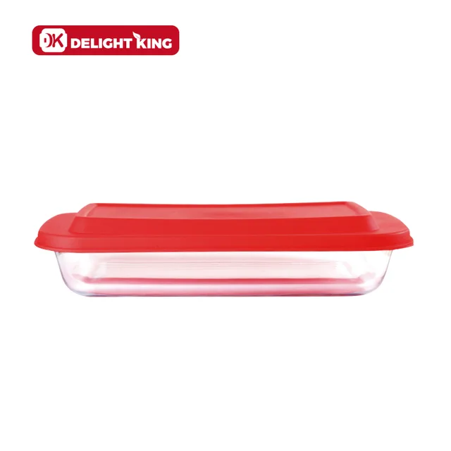 Glass baking dish