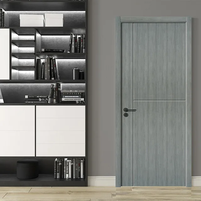 Yingkang Waterproof Internal Modern Bathroom Bedroom Pvc Wpc Door With Locks And Handles
