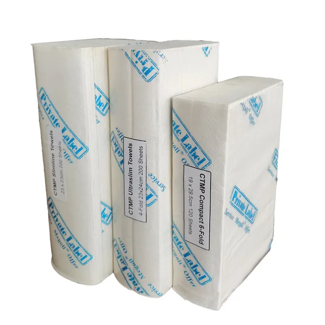 Mechanical pulp hand towels