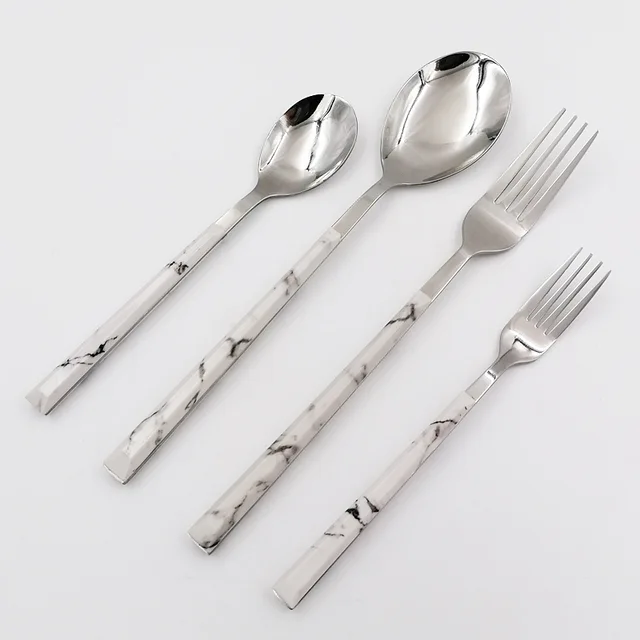 Hot-sale Plastic handle stainless steel cutlery