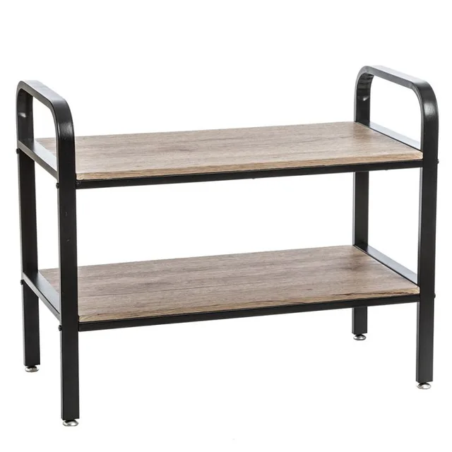 Two layers of shoe rack