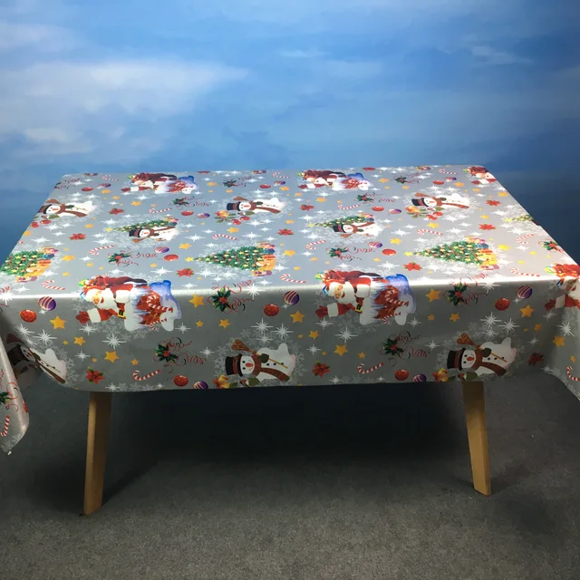 Christmas PVC tablecloth