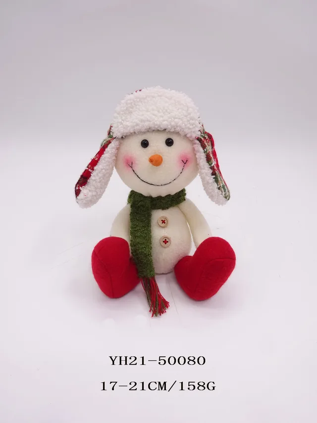 17/21CM Sitting Christmas Snowman