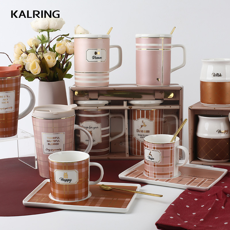 Ceramic tableware gift mug cave red color mug coffee mug for wholesale