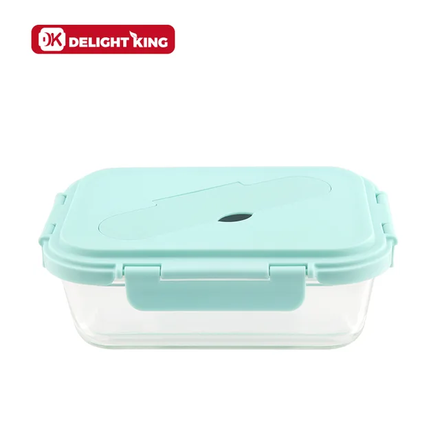 Glass food container