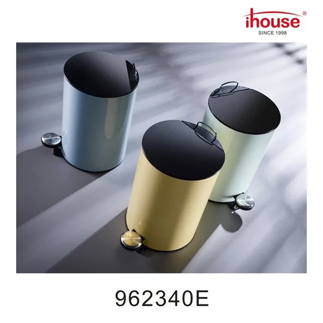 5L powder coating round pedal bin