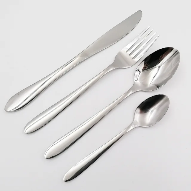 Hot-sale style hand polish stainless steel flatware