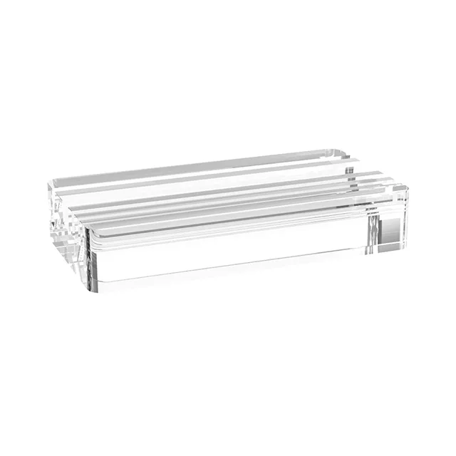 Transparent business card holder