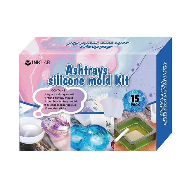 Ashtrays silicone mold kit