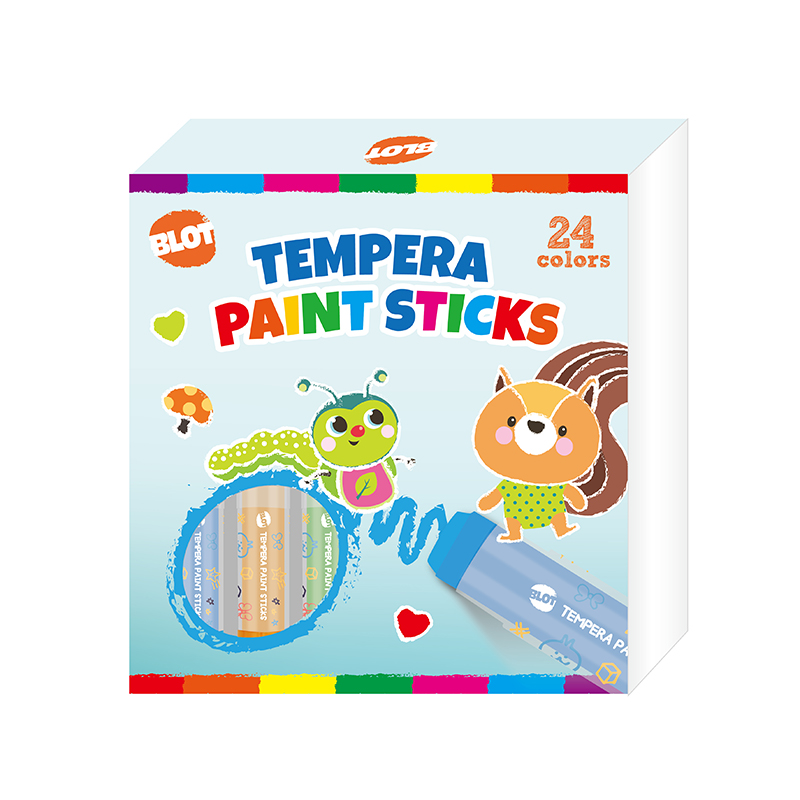 Tempera paint sticks