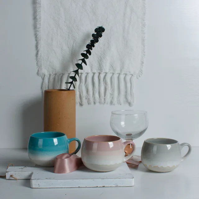Watercolor reactive cup