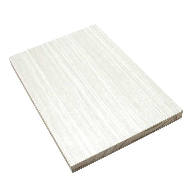 White melamine high quality block board