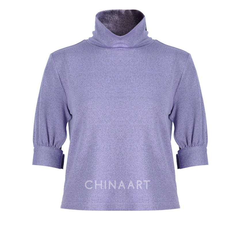 Ladies' knit short sleeve