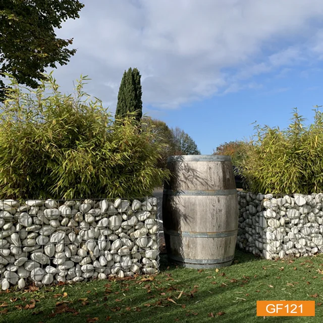 Most popular using in the garden and park to decorative welded gabion box