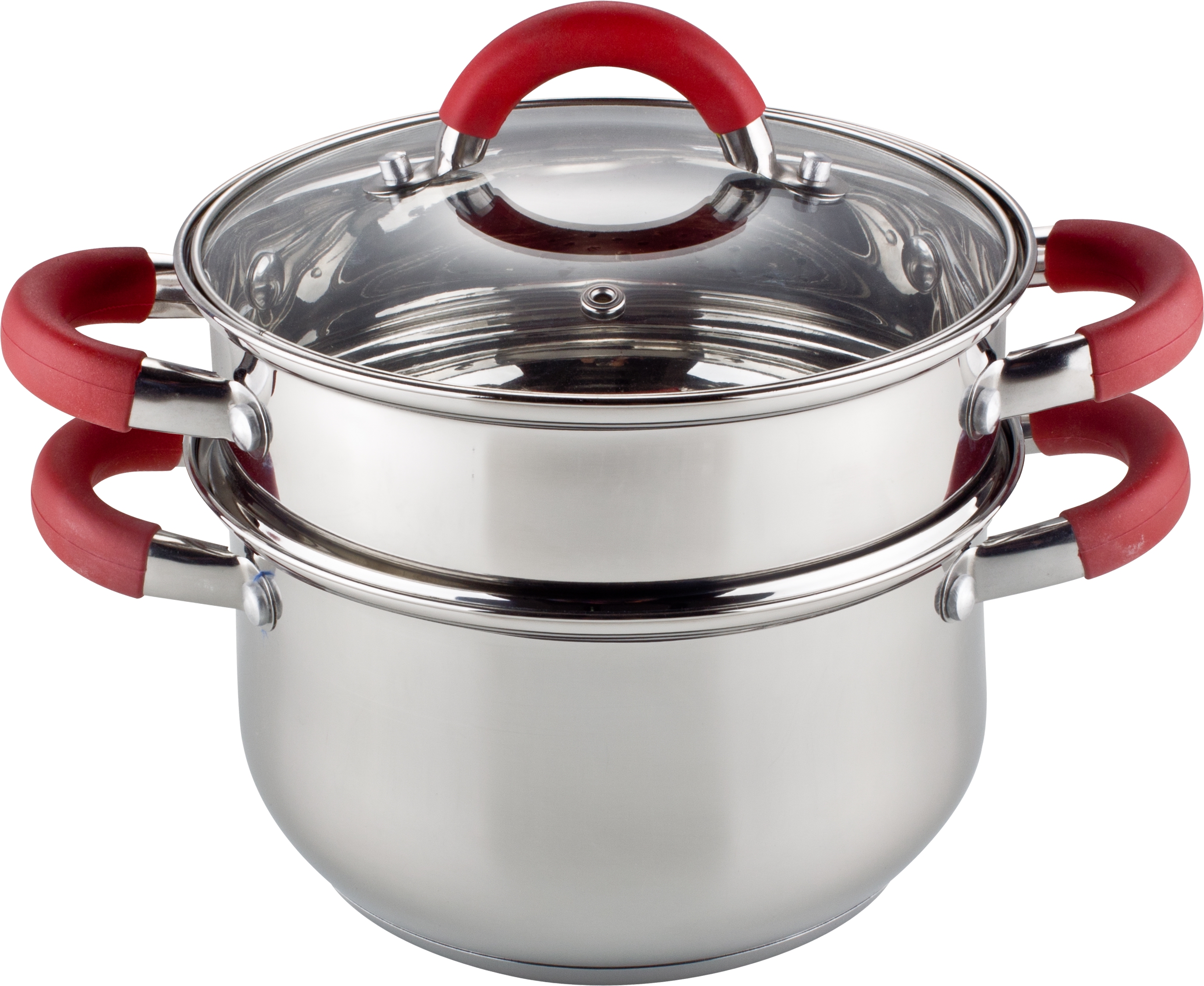 Stainless Steel cassrole with steamer